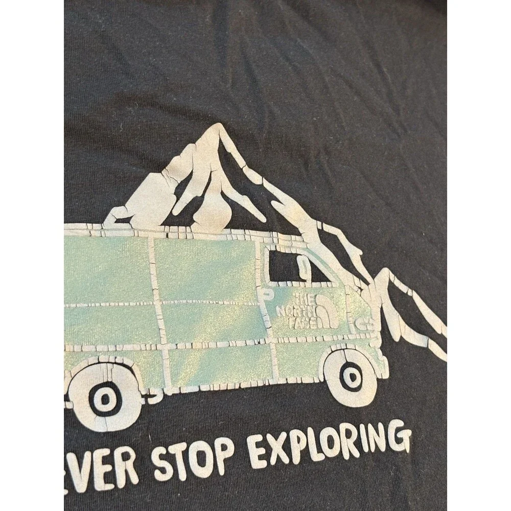 The North Face Short Sleeve Large Camper Van Graphic T Shirt Men’s 2XL Black